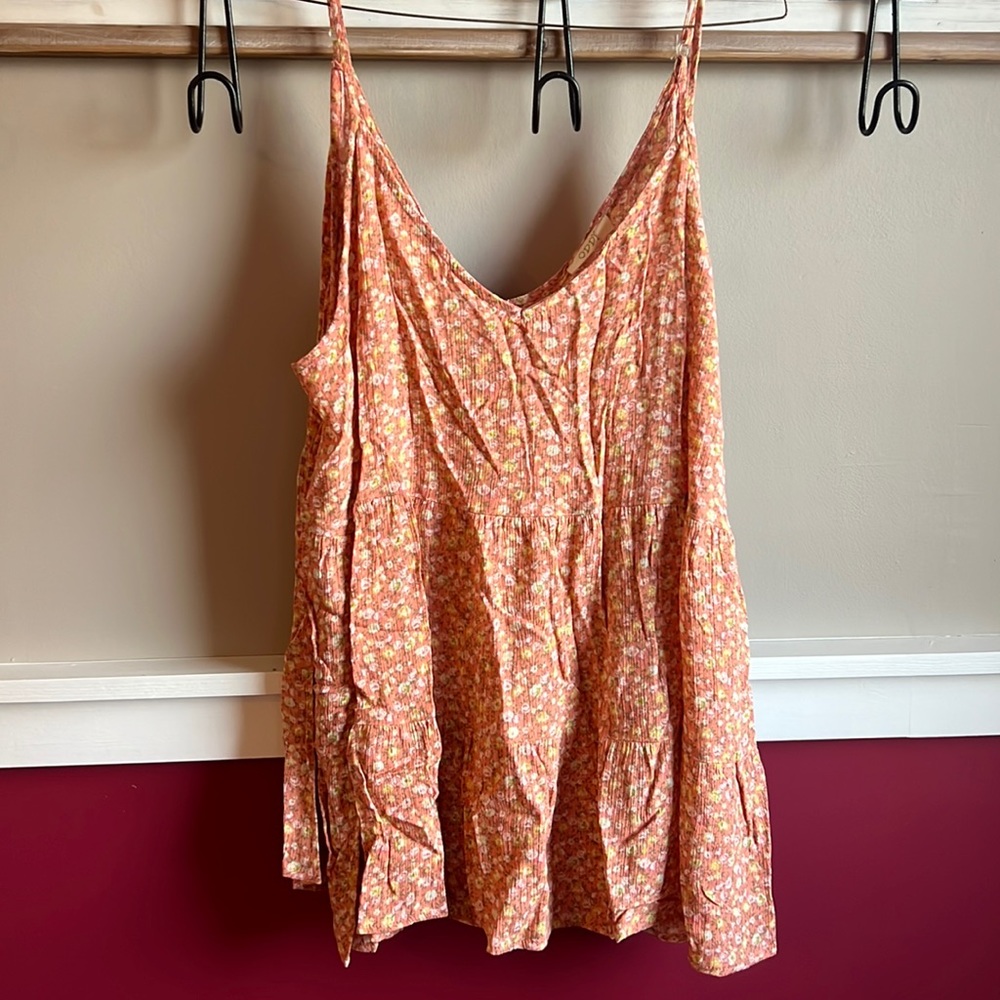 Badydoll floral tank